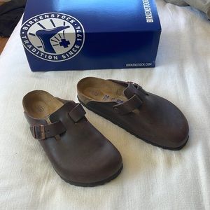 Birkenstock Boston Oiled Leather (Havana) 38